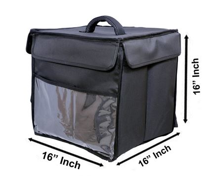 Picture of Insulated Hot Cold Food Delivery Meal Grocery Cake Delivery Bag