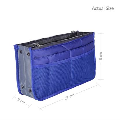 Picture of Cosmetic Pouch for Women Travel Makeup Bag (blue)